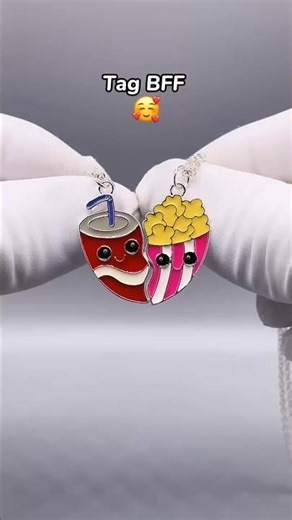 Surprise Unboxing: 😘Cute BFF Jewelry for BFFs/Best Friend. #short #bff #necklace #bestfriend #gift