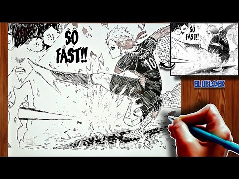 Manga Drawing Kaiser Impact | Blue Lock | ブルーロック | Step-by-Step Tutorial