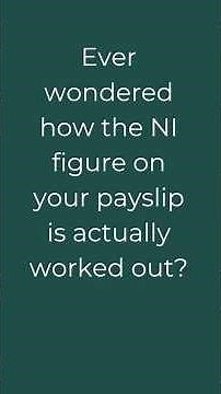 How National Insurance Is Calculated (UK) | Your Money in 30 Seconds #14