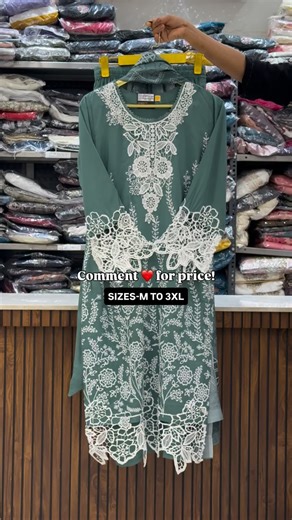 Rafa Collection on Instagram: "Code-2952 ✨ Eid Special Arrival ✨ Grace meets comfort in our Pakistani-style embroidered rayon collection 💫 Beautiful detailing, rich embroidery & an effortless festive look—perfect for Ramadan & Eid 2020-2026 🌙🤍 📏 Sizes available: M to 3XL 💌 For price & full details, comment ❤️ and we’ll send the link straight to your DMs 🛍️ Limited pieces | Festive must-have #PakistaniRayonSuit #EidCollection2026 #rafacollection #rafaa"