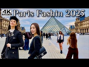 Paris Fashion Week 2025 in 4K | From the Pyramid to Place Vendôme! 🇫🇷✨