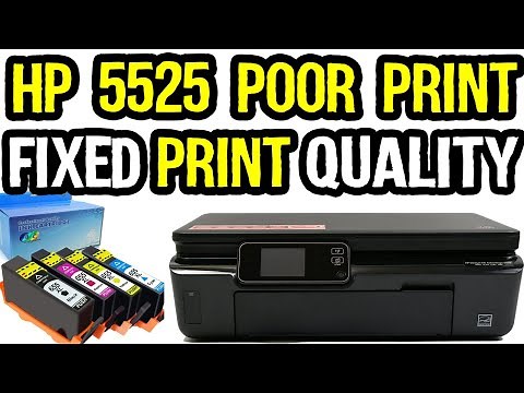 How to Fix Poor Print Quality in HP Ink Advantage 5525? HP Printer 5525 Black Color Missing