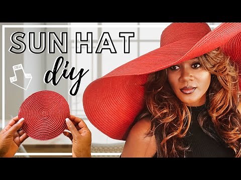 DIY Sun Hat | How to make a Sun Hat EASY | Sun hat for women | Beginners project