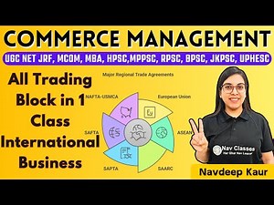 All Trading Blocs in 1 Class | EU, ASEAN, SAARC, SAPTA, SAFTA, NAFTA-USMCA | International Business