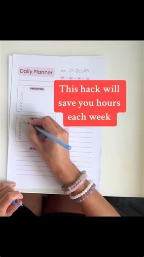 This Hack Will Save You HOURS Every Week#productivityhacks #productivitytips #productivity #planner