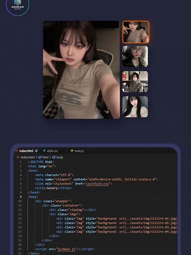 Galería Interactiva con CSS y JS