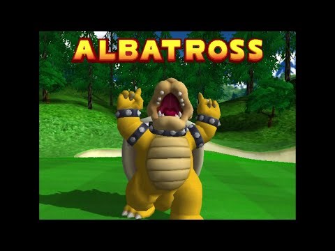 Mario Golf Toadstool Tour: Cheep Cheep Falls Stroke Play (-23/49) Star Bowser