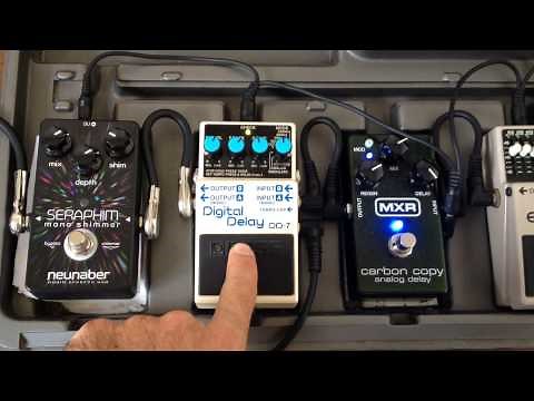 Using 2 delay pedals