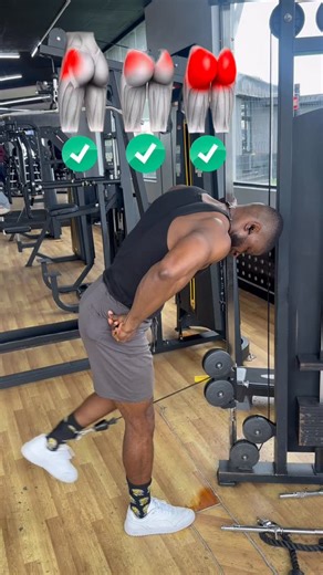 Tobi MSc ISSA NASM ACE CPT | Lagos Nigeria Glute x Diet Coach on Instagram: "Glute Focus Routine | Cable Kickback Variations In this video, you’ll see four types of Cable Kickbacks, each targeting a specific area of the glute muscle 🍑 The angle of the leg changes the direction of the force and activates different glute fibers separately 🔥 1️⃣Side Kickback (Toe Slightly In / Down) Performed at a side angle with the toe slightly turned inward or downward. • Targets the upper Glute Medius and its