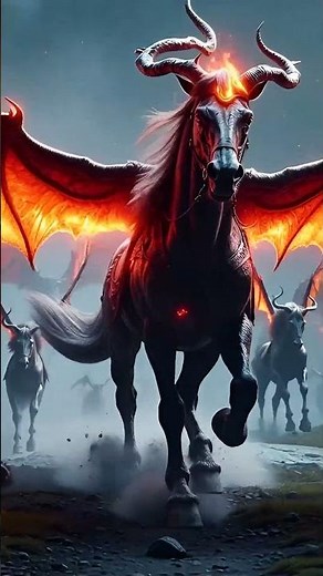 Enormous Sleipnir Steed Surrounded by Magical Runes | Epic Norse Mythology Fantasy Video #history