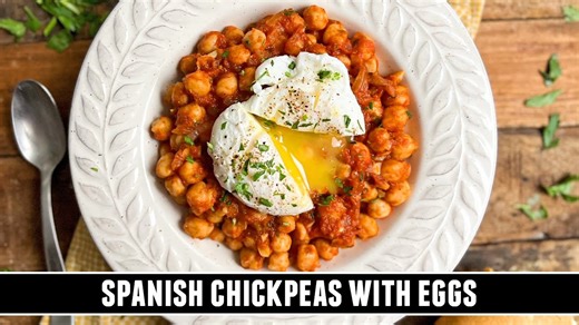 Spanish chickpeas with eggs: Easy and flavorful recipe