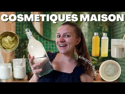I MAKE MY OWN NATURAL COSMETICS | 4 easy and inexpensive body and hair recipes