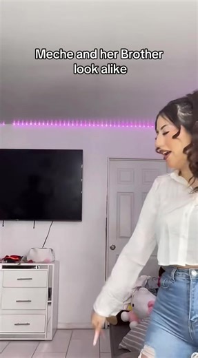 Meche and her brother look alike #mechesbrother #brother #meche #live #mecheslive #mechelive #siblings