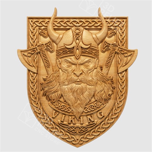 Viking Shield CNC Relief STL File – Norse Warrior Wood Carving Digital Download - Etsy