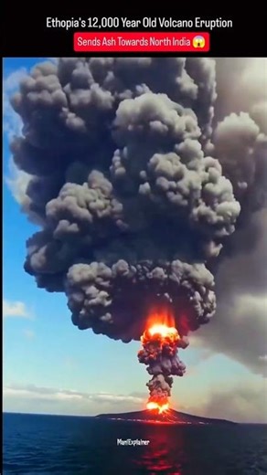 Volcano Eruption LIVE 🌋🔥 | Rare Footage of Nature disaster #shorts