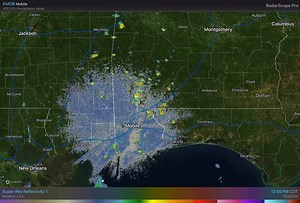 7/23/25 2pm Radar update: Scattered showers and thunderstorms are beginning to develop across the area. Expect storm coverage to become more numerous as we go through the afternoon hours. Primary threats in some of the stronger storms include frequent lightning, gusty winds, and heavy rainfall. | US National Weather Service Mobile Alabama