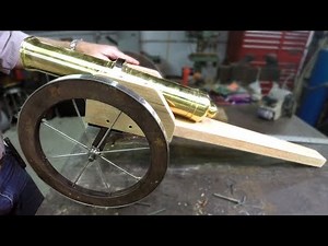 Building an historic brass cannon Ep 6 - building the carriage and welding the axle
