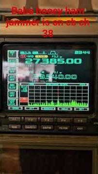 baba booey ham radio jammer is jamming cb radio ch38 27.385mhz #signaljammer #jammer #hamradio
