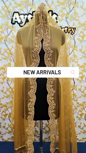 Aysha Nasreen on Instagram: "Check out our new collections of beautiful Bridal Dupattas"