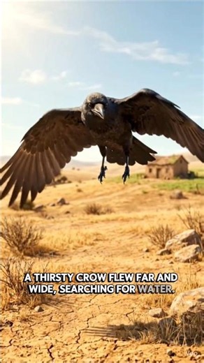 The Thirsty Crow | Famous Moral Story for Kids | Animated English Story