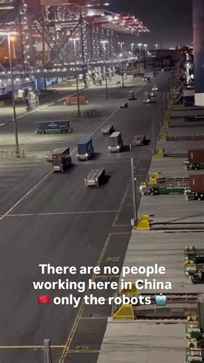 Moh | AI + Robotics & Automation Solutions📍Shenzhen, China 🇨🇳 on Instagram: "In China 🇨🇳, smart ports now run with autonomous cranes, AI-powered logistics, and robotic loading systems. Factories are evolving into Industry 4.0 ecosystems, where machines communicate with machines, production lines self-optimize, and data becomes the most valuable raw material. The future belongs to technicians, engineers, data operators, system architects, and innovators who can build, manage, and scale these