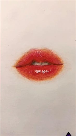 How to make lips|easy tutorial #shorts