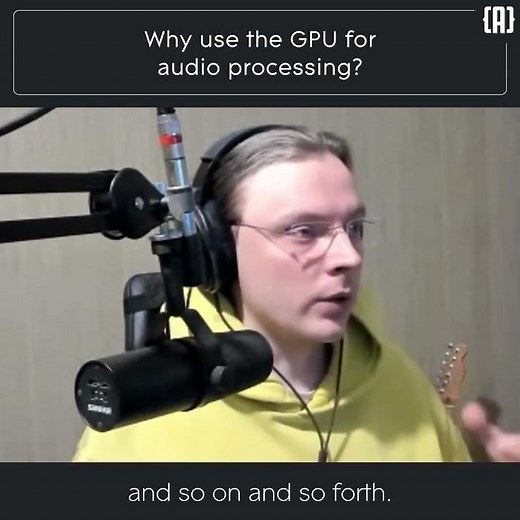 Why use the GPU for audio processing?