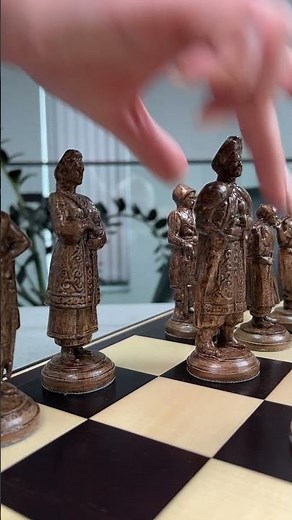 Elite Solid Oak Chess Set | 56×56 cm | FIDE Standard | Weighted Classic Pieces