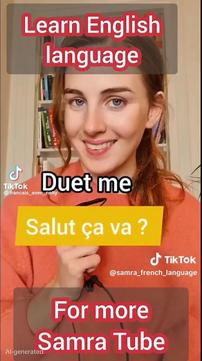 Learn French 🇨🇵 language with Samra #french #noel #fyp #habeshatiktok #language