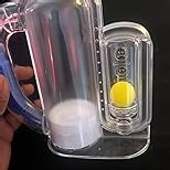 Incentive Spirometer-Incentive Spirometer Adult Breathing Exercise Device for Lungs,Deep Breathing Trainer for Children and Adults,5000ml Capacity Measurement with Flow Indicator-7×7×3.1 in