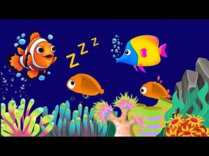 Baby Sleep Lullaby with Fish Aquarium 🐟 Relaxing Fish Music 🐟 Calming Undersea Animation