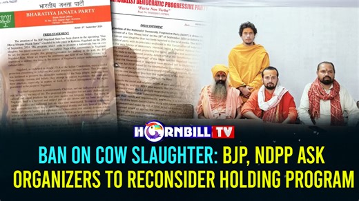 8.6K views · 294 reactions | Ban On Cow Slaughter: BJP, NDPP Ask Organizers To Reconsider Holding Program #Cowban #slaughter #BJP #NDPP | HornbillTV | Facebook