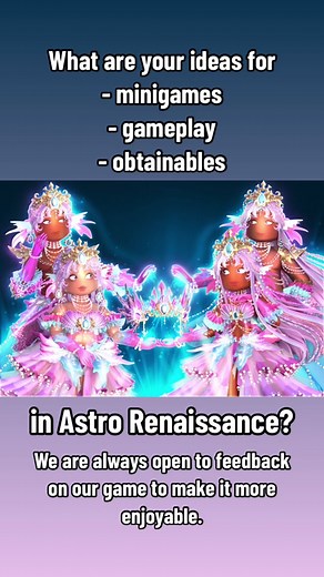 ASTRO RENAISSANCE SUGGESTIONS #astrorenaissance #roblox #robloxdev