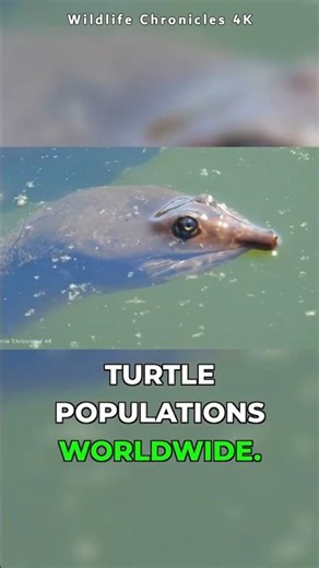 Turtle Populations Are Declining Worldwide - Conservation Awareness Short