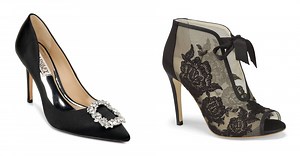 23 Chic Black Shoes to Wear With Your Wedding Dress