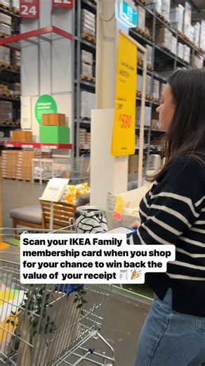 Scan your IKEA Family membership when you shop for your chance to win back the value of your receipt 🏆🧾 Shop in-store or online before 20 August and scan for your chance to win! *IKEA Family members only. Minimum spend of $50 on home furnishing products to go into the draw. Winner will receive an IKEA Reward card valued to the Eligible Receipt (maximum of $1,000). Purchases online, in-store, on the app and by remote shopping will count towards your entry. Limited to one entry per day. Authoris