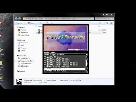 How to install sony acid pro 7 for FREE