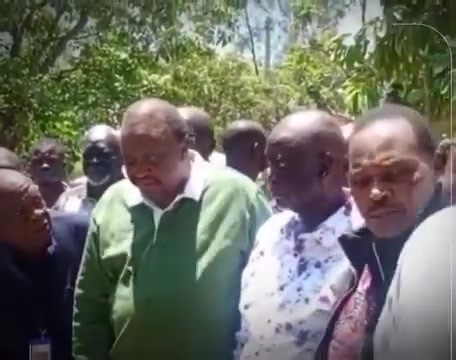Former President Uhuru Kenyatta visits Raila Odinga's grave in Kang'o Ka Jaramogi Bondo a day after burial | Touch 360 Global