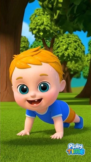 Walking Walking Hop Hop Song | Nursery Rhymes Baby Cartoon Kids song #shorts #shortsfeed #babysongs