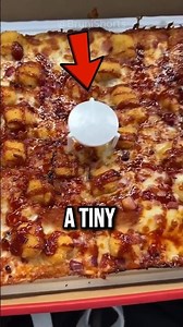 Why Is Tiny Table in The Pizza? 😨