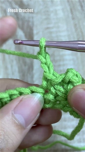 EASY STAR STITCH ✨ 1 ROW REPEAT! #easycrochet #crochetforbeginners #freecrochetpattern #shorts