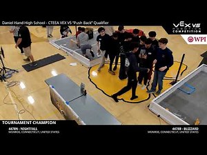 CTEEA V5 Daniel Hand High School Push Back Qualifier