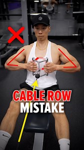 526K views · 4.2K reactions | ❌ Stop Doing Cable Rows Like This! Pulling to your chest with elbows flared shifts the work to your biceps, not your lats. ✅ Pull low to your belly button with elbows tucked to fully hit your lats and maximize growth! Size & Shred Training program  deltabolic.com | Andrew Kwong | Facebook