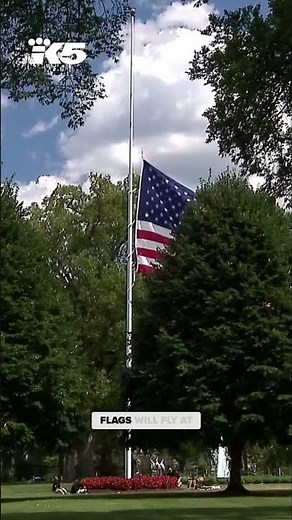 Flags are flying half-staff nationwide today