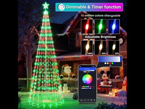 Joomer Christmas Tree Star Lights Smart