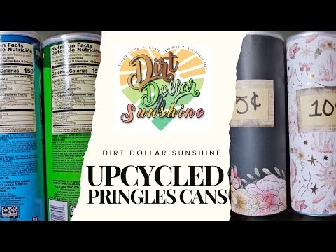DIY Coin Storage Using Upcycled Pringles Cans | Budget-Friendly Organization