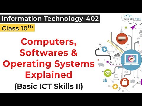 Computers, Softwares & Operating Systems Basic ICT Skills - 2 Class 10 IT | ICT Skills IT Class 10th