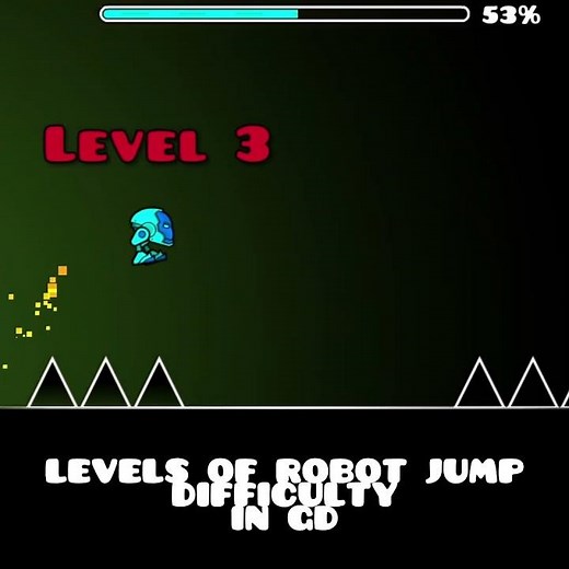 How Hard Can Robot Jumps Get In Geometry Dash? [GEOMETRY DASH SHORT]