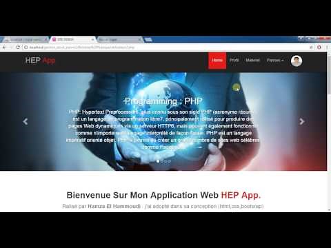 Mon premier application web Avec php (Gestion Panne des matériel informatique)