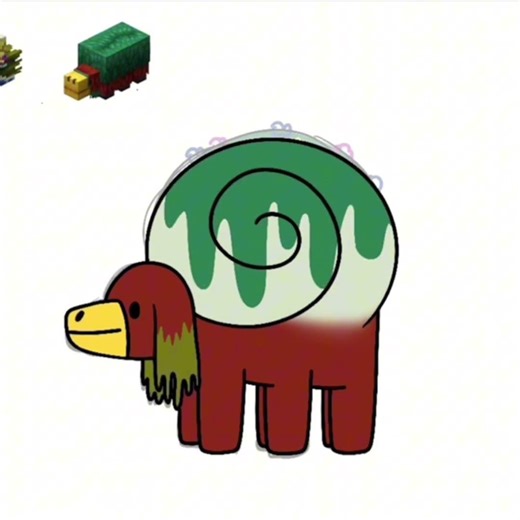 Minecraft Zombie Nautilus + Sniffer MASHUP!!